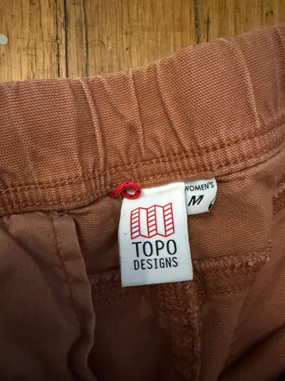 Topo Designs Women’s Dirt Pants size medium - rust color - Picture 3 of 3